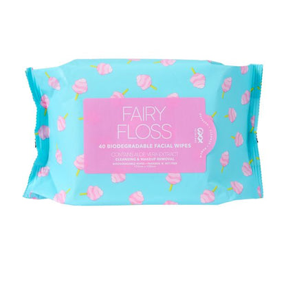 40 Pack Fairy Floss Biodegradable Facial Wipes, Aloe Vera - OXX Skincare