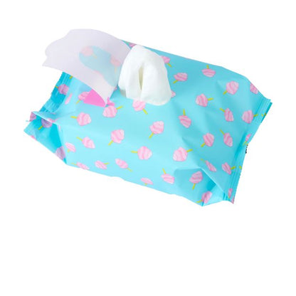 40 Pack Fairy Floss Biodegradable Facial Wipes, Aloe Vera - OXX Skincare