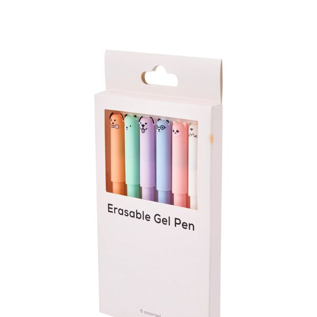 Anko 6 Pack Erasable Gel Pens