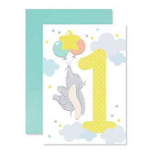 Connections from Hallmark 1st Birthday Card - Disney Dumbo