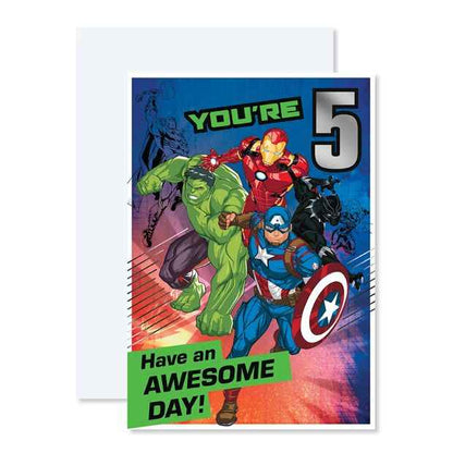 Connections from Hallmark Birthday Card - Avengers 5th