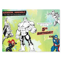 Connections from Hallmark Birthday Card - Avengers 5th