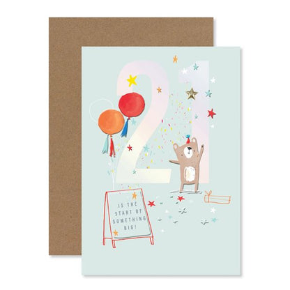 Connections from Hallmark 21st Birthday Card - Birthday Bear