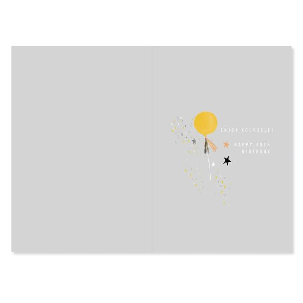 Connections from Hallmark 40th Birthday Card - Bear