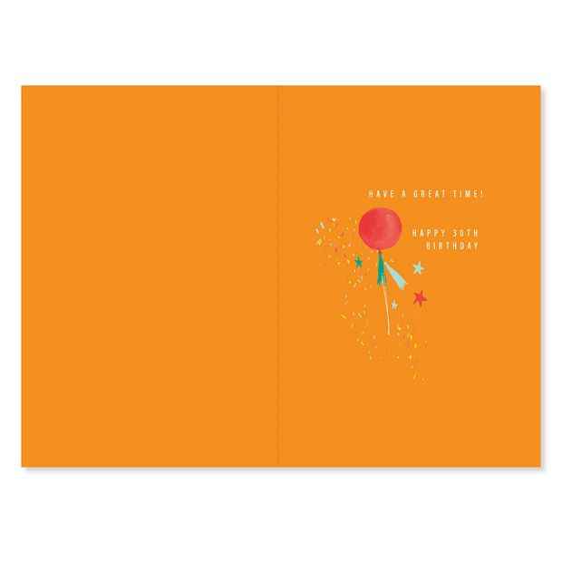 Connections from Hallmark 30th Birthday Card - Birthday Bear