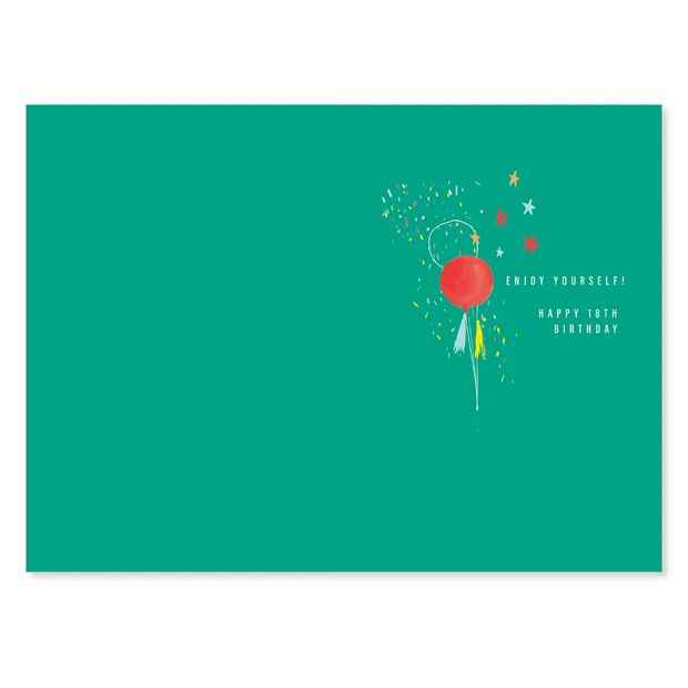 Connections from Hallmark 18th Birthday Card - Birthday Bear