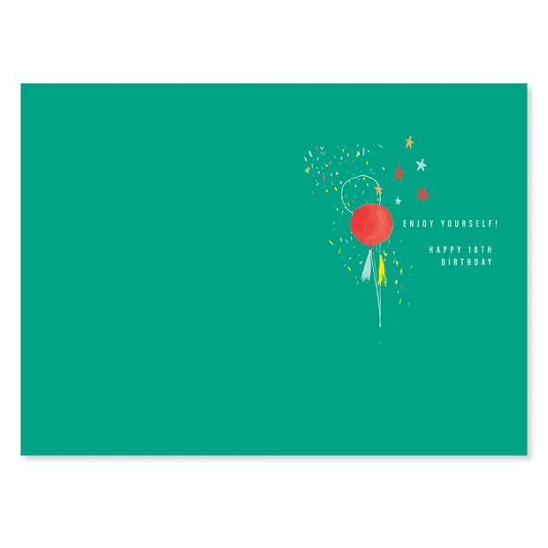 Connections from Hallmark 18th Birthday Card - Birthday Bear