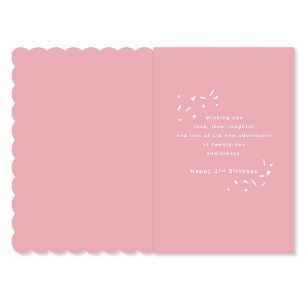 Connections from Hallmark 21st Birthday Card - Floral