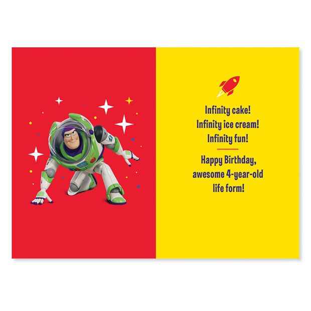 Connections from Hallmark 4th Birthday Card - Toy Story