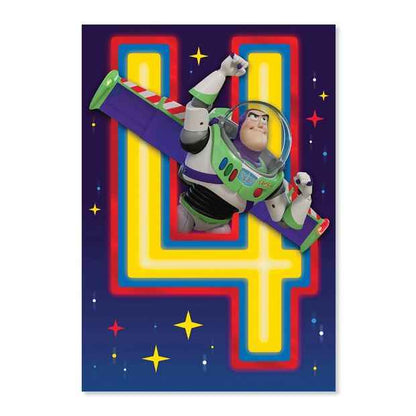 Connections from Hallmark 4th Birthday Card - Toy Story
