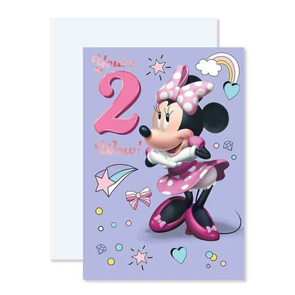 Connections from Hallmark 2nd Birthday Card - Minnie Mouse