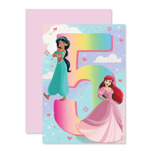 Connections from Hallmark 5th Birthday Card - Disney Princess