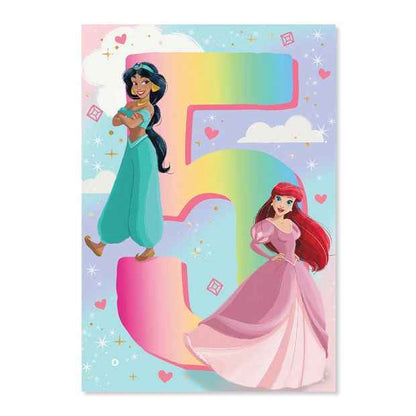 Connections from Hallmark 5th Birthday Card - Disney Princess