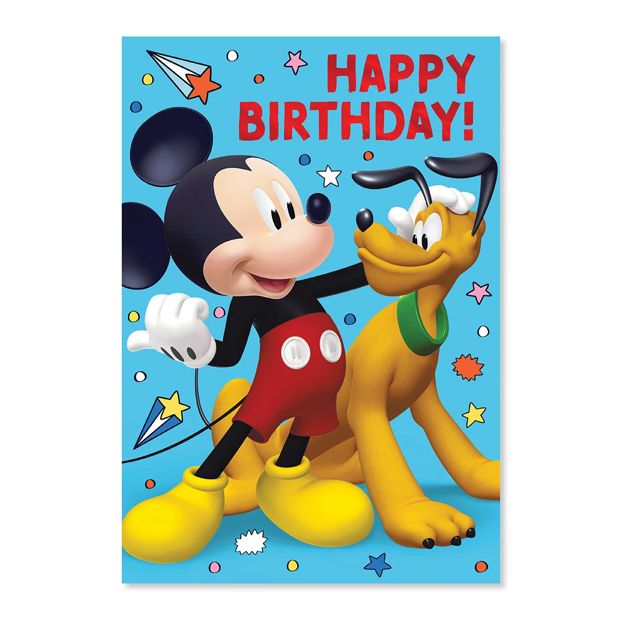 Connections from Hallmark Birthday Card - Disney Mickey Mouse