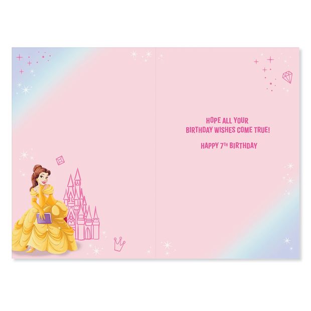Connections from Hallmark 7th Birthday Card - Disney Princess