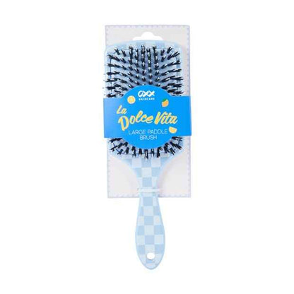 La Dolce Vita Large Paddle Brush, Blue - OXX Haircare