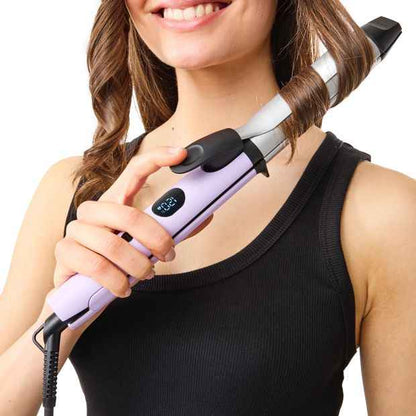 Anko 2-in-1 Straightening Curler - Purple