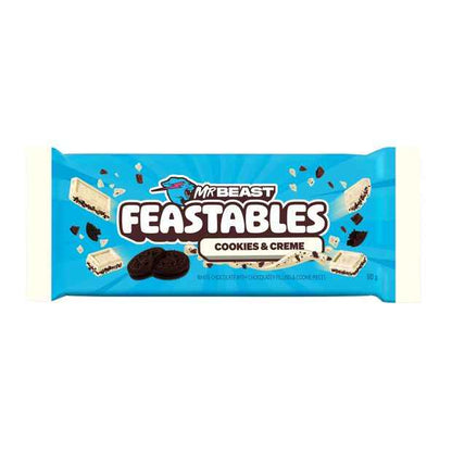 MrBeast Feastables Cookies & Creme Chocolate Bar 60g