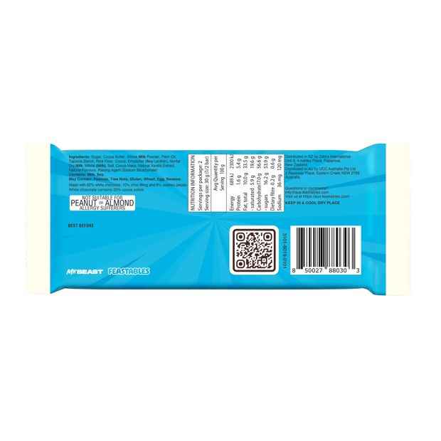 MrBeast Feastables Cookies & Creme Chocolate Bar 60g