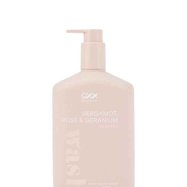 OXX Bodycare Hand and Body Wash 500ml - Bergamot - Rose and Geranium Scented