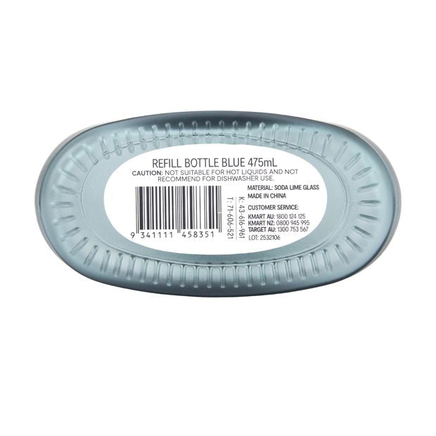 OXX Bottle, Blue - 475ml Refill