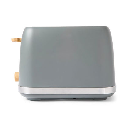 4 Slice Toaster, Grey - Anko