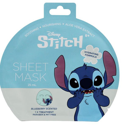 Disney Stitch Sheet Mask 25ml - Blueberry Scented