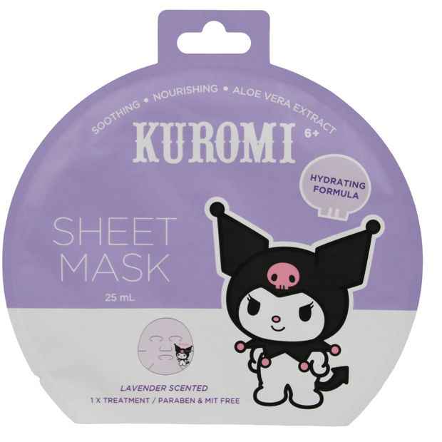 Kuromi Sheet Mask 25ml - Lavender Scented