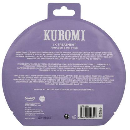 Kuromi Sheet Mask 25ml - Lavender Scented