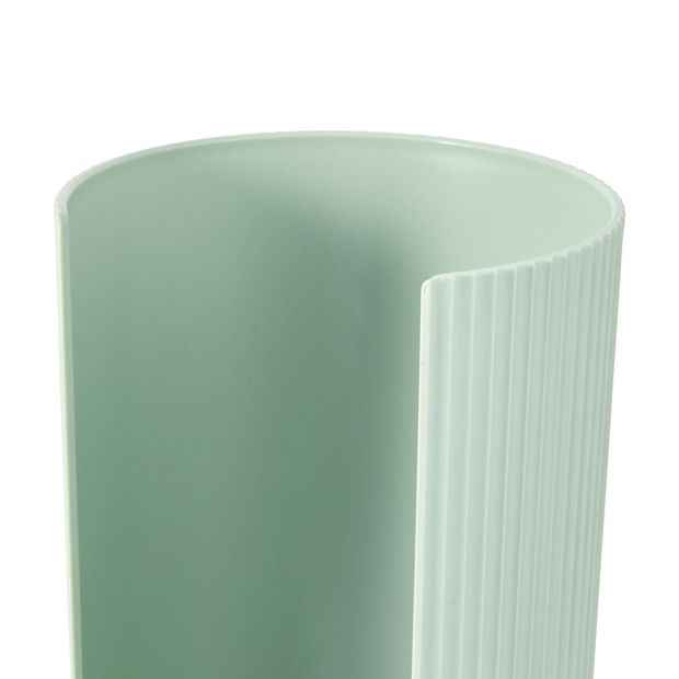 Toilet Roll Holder - Linear Design, Sage Green