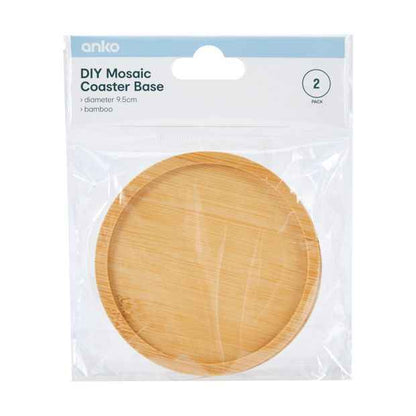 2 Pack DIY Mosaic Coaster Base - Anko