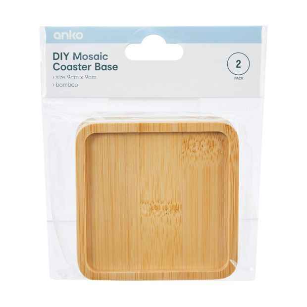 2 Pack DIY Mosaic Coaster Base - Anko