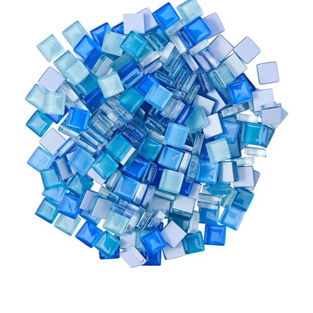 Anko Mosaic Glass Tiles - Blue
