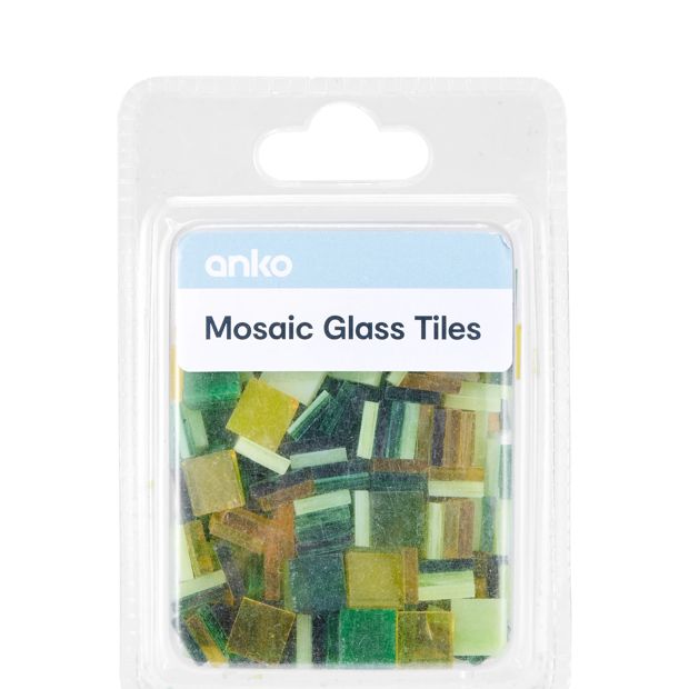 Anko Mosaic Glass Tiles - Green