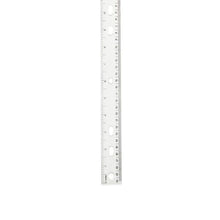 30cm Plastic Ruler - Clear Measurement Tool