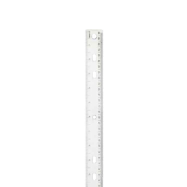 30cm Plastic Ruler - Clear Measurement Tool
