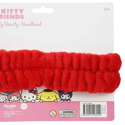 Hello Kitty and Friends Fluffy Makeup Headband - Red