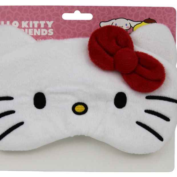 Sanrio Hello Kitty and Friends Fluffy Eye Mask - White