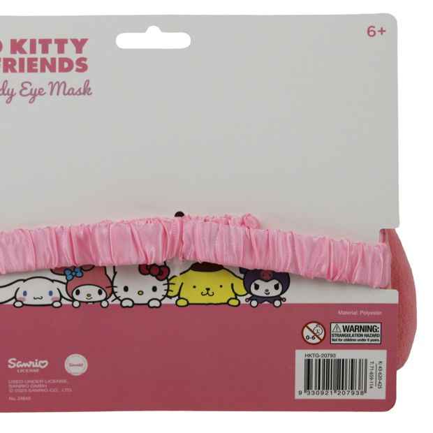 Fluffy Eye Mask for Sleep & Travel - Pink
