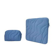 15-inch Laptop Sleeve and Tech Accessory Pouch Set - Blue
