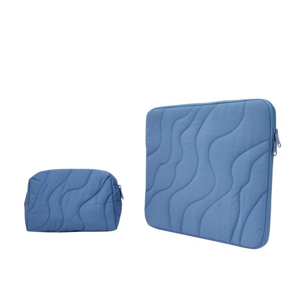 Anko 15in. Laptop Sleeve and Tech Pouch Combo - Blue