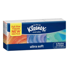 6 Pack On The Go Kleenex Everyday Full Size Tissues New Mini Pack