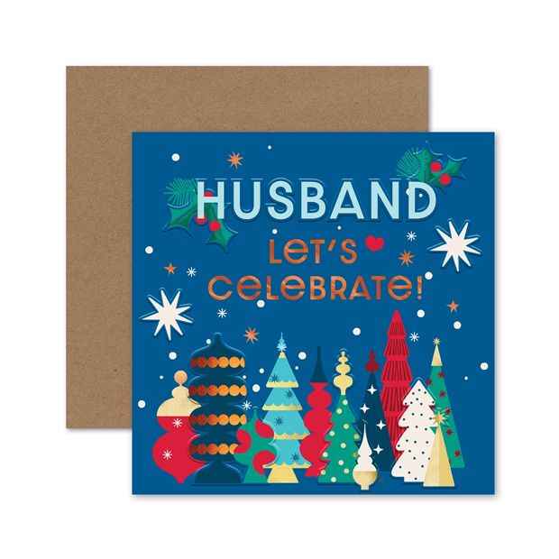 Hallmark Christmas Card for Husband: Christmas Trees