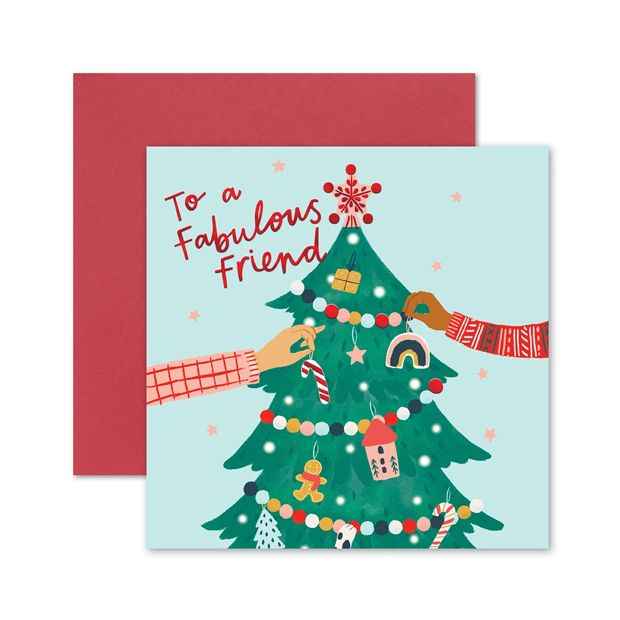 Hallmark Christmas Card - To a Fabulous Friend
