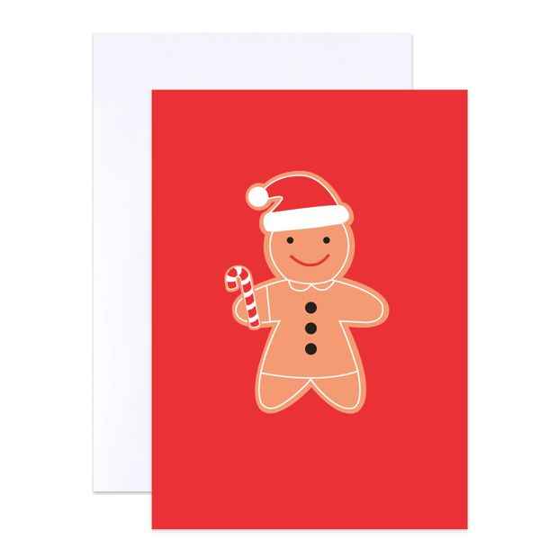 8 Pack Hallmark Boxed Charity Christmas Cards - Gingerbread Man