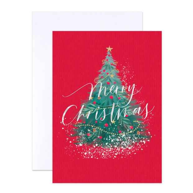 10 Pack Hallmark Boxed Charity Christmas Cards -Tree