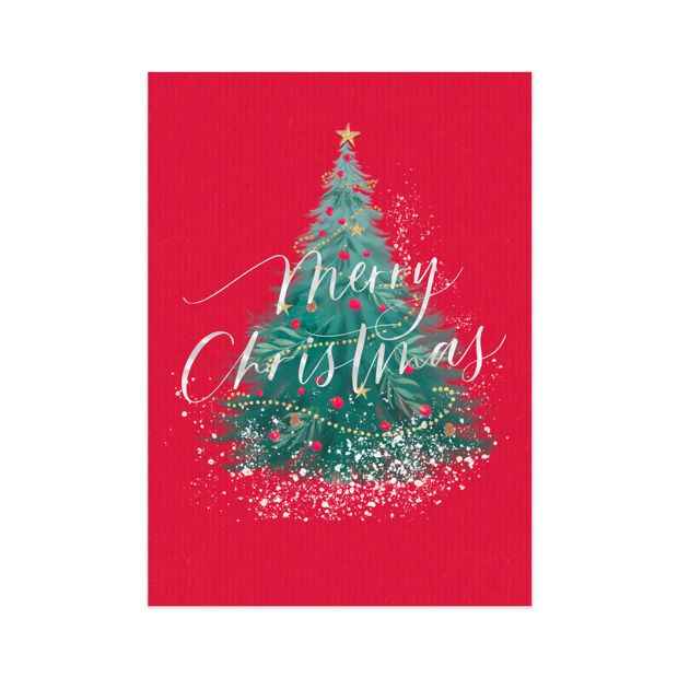 10 Pack Hallmark Boxed Charity Christmas Cards -Tree