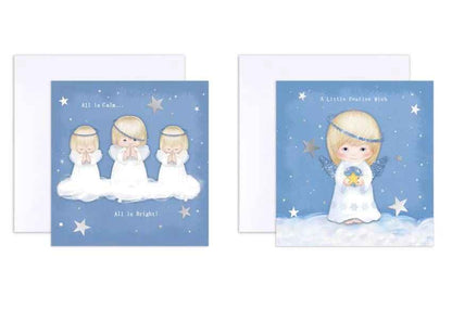 10 Pack Hallmark Boxed Charity Christmas Cards - Angels