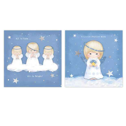 10 Pack Hallmark Boxed Charity Christmas Cards - Angels