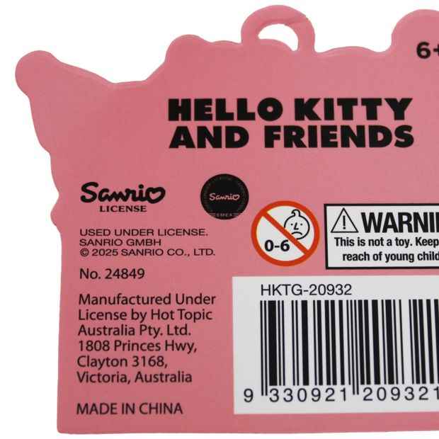 Hello Kitty and Friends Fluffy Cosmetic Train Case - Red